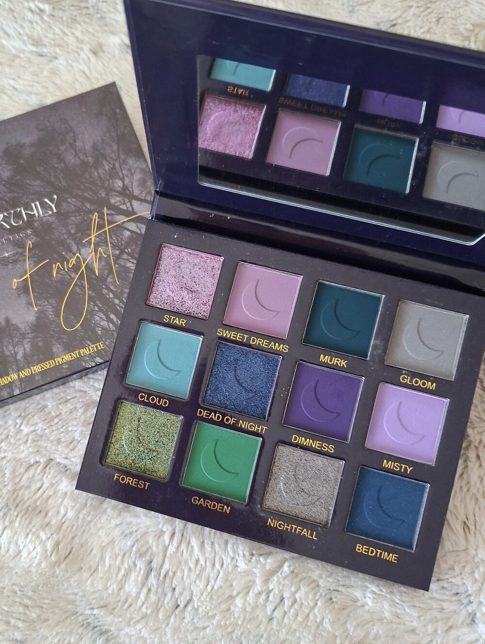 Unearthly Cosmetics Dead Of Night Eyeshadow Palette